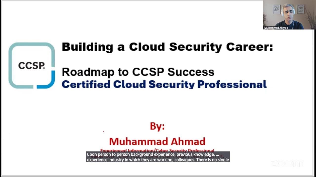 Building a Cloud Security Career: Roadmap to CCSP Success